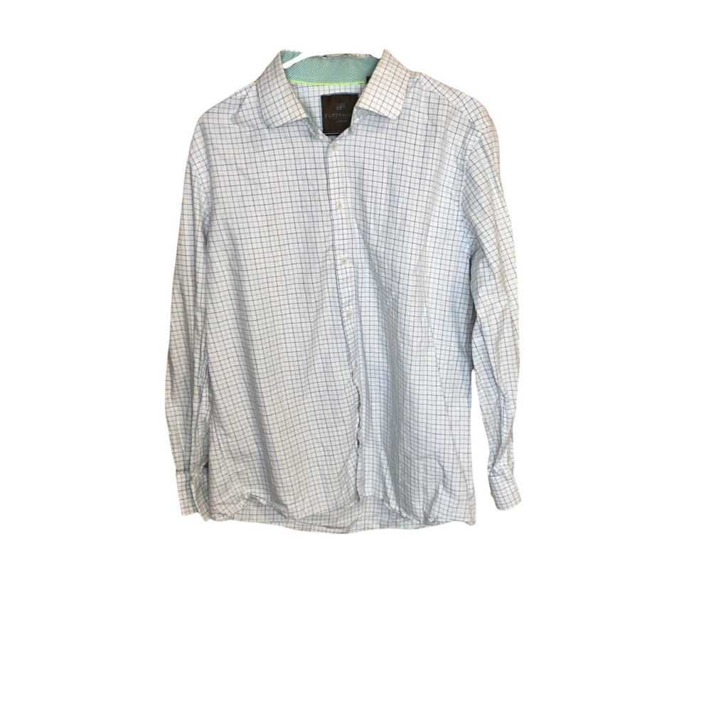 Tattersall London Button Down Dress Shirt 16.5
